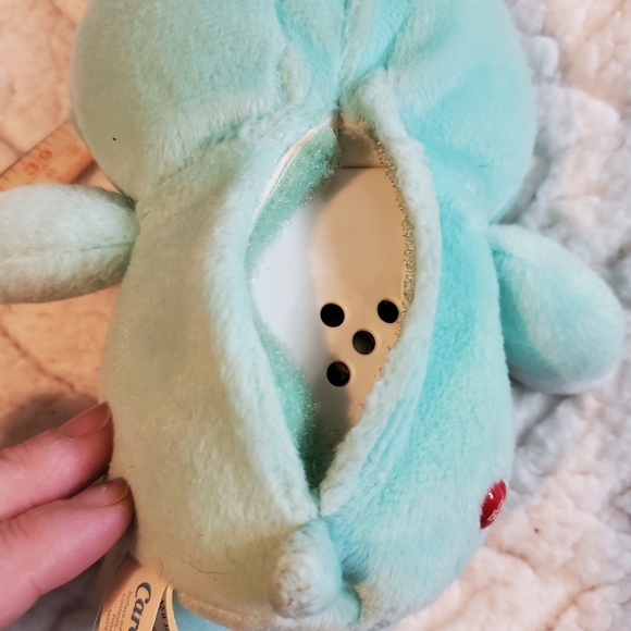 NWT TALKING Care Bears Wish Bear Plush 8" 2002 Rare 20th Anniversary - Picture 6 of 6